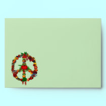 Vegie Peace Sign envelopes