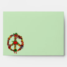 Vegie Peace Sign Envelopes