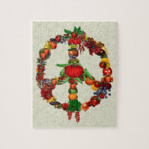 Vegie Peace Sign Puzzles
