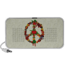 Vegie Peace Sign Speaker System