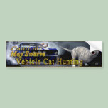 Vehicle Cat Hunting bumper stickers