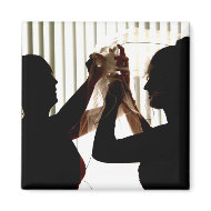 Veil Adjust Bride Outline Photograph Design magnet