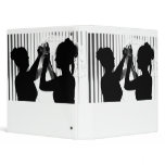 Veil Adjust Bride Photograph B/W Wedding Picture 3 Ring Binder
