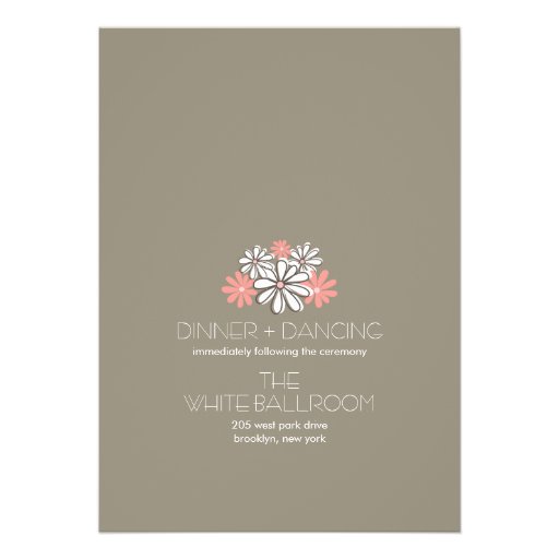 Veil & Bow Tie Monogram Custom Wedding Invitation