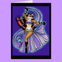 Veil Dancer Greeting Card by artvixn Veil Dancer Greeting Card