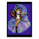 Veil Dancer Greeting Card by artvixn Veil Dancer Greeting Card