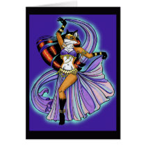 Veil Dancer Greeting Card by artvixn Veil Dancer Greeting Card