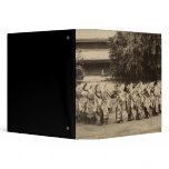 Veiled dancers at Mandalay, Burma Vinyl Binder