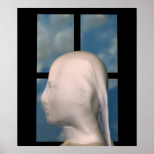 veiled woman poster