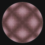 Veined Burgundy Round Stickers