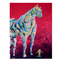 Veiny Horse postcard postcards