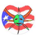 vejigante mask Sticker by CyberGenie vejigante mask Sticker