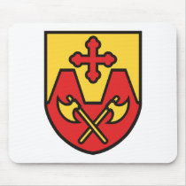 Vejle Coat of Arms Mousepad by FlagTshirts Vejle Coat of Arms Mousepad