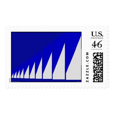 VejleFjordbroen - Vejle Inlet Bridge Stamp by lonvig