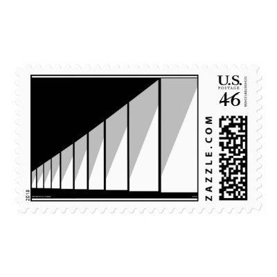 VejleFjordbroen - Vejle Inlet Bridge Postage Stamp by lonvig