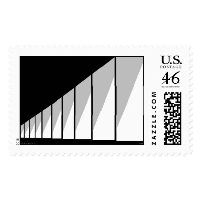 VejleFjordbroen - Vejle Inlet Bridge Postage Stamp by lonvig