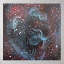 Vela Supernova Remnant Galaxy Nebula Space Art Print
