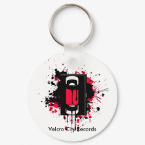Velcro City Records Key Chain keychains