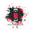Velcro City Records Sticker by djvanish Velcro City Records Sticker