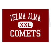 Velma Alma - Comets - Middle - Velma Oklahoma Greeting Card