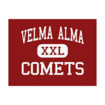 Velma Alma - Comets - Middle - Velma Oklahoma Post Card