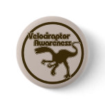 Velociraptor Awareness Button