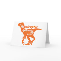 Velociraptor Awareness Day Greeting Cards