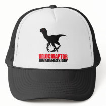 Velociraptor Awareness Day Mesh Hats