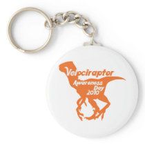 Velociraptor Awareness Day Key Chain