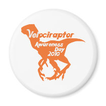 Velociraptor Awareness Day Refrigerator Magnet