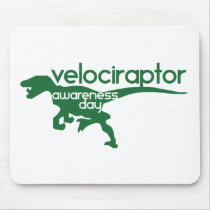 Velociraptor Awareness Day Mousepads