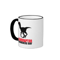 Velociraptor Awareness Day Mugs