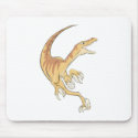 Velociraptor Dinosaur Shirt mousepads