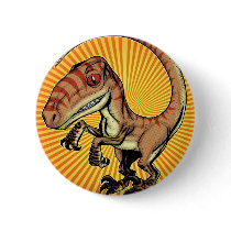 Velociraptor Raptor Dinosaur by Marco D Carillo Pin
