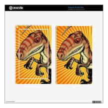 Velociraptor Raptor Dinosaur by Marco D Carillo Kindle Fire Decals