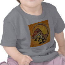 Velociraptor Raptor Dinosaur by Marco D Carillo Shirts
