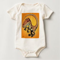 Velociraptor Raptor Dinosaur by Marco D Carillo Tshirt