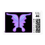 Velvet Art Purple Butterfly Postage