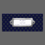 Velvet Diamonds (Blue) (Wedding) invitations