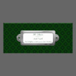 Velvet Diamonds (Green) (Wedding) invitations