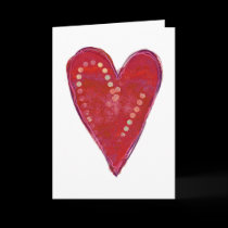 Velvet Heart Valentine Card