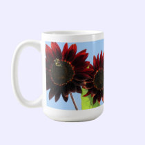 Velvet Queen Sunflowers mugs