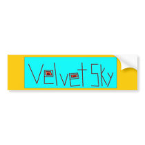 Velvet Sky Sticker bumper stickers by mavfan23 Velvet Sky Sticker bumper stickers