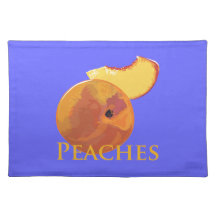 Velvety Peaches Placemat