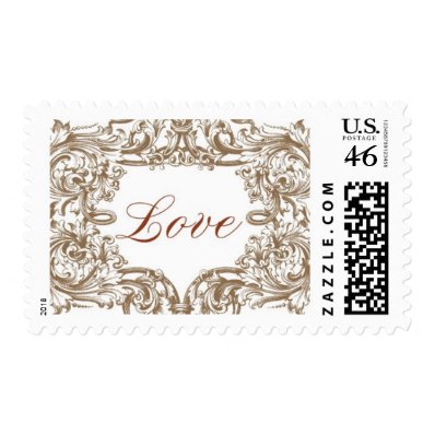 Venetian A by Ceci New York Postage Stamp