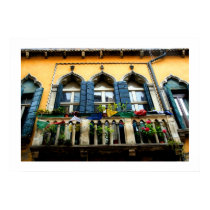 Venetian Balcony Poster