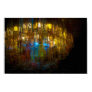 venetian, chandelier, print, canvas