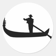 venetian gondola sticker