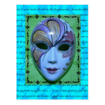 Venetian Mask 2 postcards
