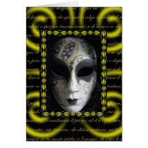 Venetian Mask 3 cards by sblinder Venetian Mask 3 cards
